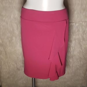 Metrostyle Sz 16 Faux Wrap Skirt with Ruffles